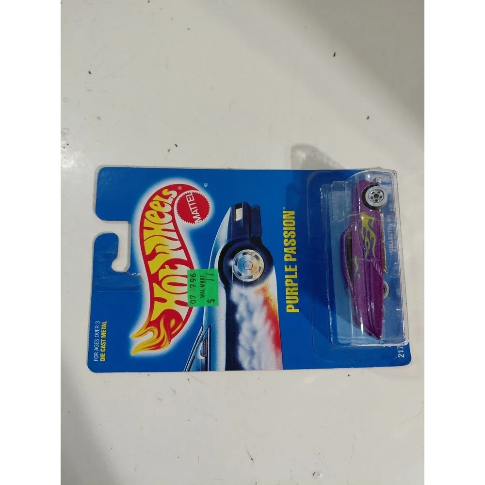 NIP Hot Wheels 1991 Main Line 1:64 DieCast Purple Passion Mercury Coupe Car